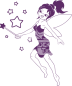 Preview: Wandtattoo Sternenfee
