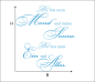 Preview: Wandtattoo "Du bist mein Mond und meine Sonne..."