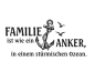 Preview: Wandtattoo "Familie ist wie ein Anker, in einem stürmischen Ozean."