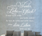 Preview: Wandtattoo Glaube an Wunder, Liebe und Glück...