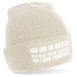 Preview: One Size Beanie, Mütze mit Spruch: Ich bin in Rente, Für diese Mütze musste ich lange arbeiten.