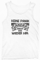 Preview: Funshirt T-Shirt oder Tanktop "Keine Panik - Wunschname kriegt das wieder hin" (schwarz / weiß)