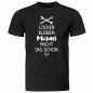 Preview: Funshirt,TShirt oder Tanktop "Locker bleiben - Wunschname macht das schon" (schwarz / weiß)