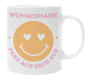 Preview: Weiße Tasse "Pass auf dich auf...Wunschname"