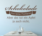 Preview: Wandtattoo "Schokolade"