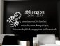 Preview: Wandtattoo "Sternzeichen"