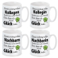 Preview: Tasse "Eine richtig tolle Nachbarin/Nachbarn (Kollegin/Kollegen) findet man nicht überall..."