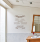 Preview: Wandtattoo "Badezimmer-regeln".