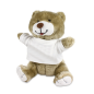 Preview: Stofftier, Kuscheltier mit Mini Tshirt - Motiv: Du bist die beste Mama / Du bist der beste Papa