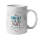 Preview: Tasse "Jetzt chillt mal alle "Wunschname" ist ja jetzt da."