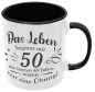 Preview: Tasse "Das Leben beginnt mit Wunschzahl..."