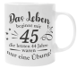 Preview: Tasse "Das Leben beginnt mit Wunschzahl..."