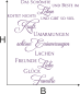 Preview: Wandtattoo Das Schönste und Beste im Leben...