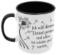 Preview: Schwarzweiße oder weiße Tasse "Ich will dieses  "Einmal pusten  und alles ist wieder gut" zurück."
