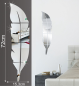 Preview: 3D Wandtattoo Spiegel Feder 70 x 15,3cm