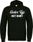 Preview: Kapuzenpullover, Hoodie schwarz: Geiler Typ mit Glatze o. Geiler typ mit Bauch o. Geiler Typ mit Bart