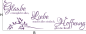 Preview: Wandtattoo Glaube, Liebe, Hoffnung