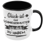 Preview: Schwarzweiße oder weiße Tasse "Glück ist eine Schwiegermutter / einen Schwiegervater wie dich zu haben."