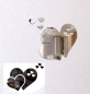 Preview: 3D Wandtattoo Spiegel Herzen