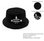 Preview: Party Hut, Bucket Hat, Fischer Hut, Hut bedruckt mit Spruch: Kampfzwerg