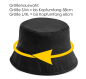 Preview: Party Hut, Bucket Hat, Fischer Hut, Hut bedruckt mit Spruch: Ich bin in Rente, ich muss gar nix