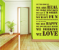 Preview: Wandspruch In this House ....