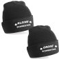 Preview: 2er oder 3er Set One Size Beanie, Mütze bedruckt mit Spruch: Kleine Schwester, Mittlere Schwester, Große Schwester