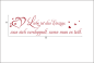 Preview: Wandtattoo  Liebe ist das Einzige...