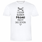 Preview: Funshirt,TShirt oder Tanktop "Locker bleiben - Wunschname macht das schon" (schwarz / weiß)