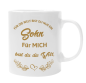 Preview: Tasse "Für die Welt bist du nur "Wunschmotiv"...bist du die Welt"