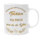 Preview: Tasse "Für die Welt bist du nur "Wunschmotiv"...bist du die Welt"