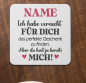 Preview: Schwarzweiße/ weiße Tasse "Das perfekte Geschenk... mit Wunschnamen"
