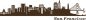 Preview: Wandtattoo San Francisco Skyline