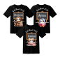 Preview: Kinder T-Shirt Modell:  Schulkind 2025 Modell:Katze, Pinguin, Faultier personalisiert