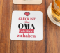 Preview: Schwarzweiße oder weiße Tasse "Glück ist eine Oma wie Dich..."