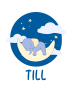 Preview: Stofftier, Kuscheltier Hase mit personalisiertem Mini Tshirt mit Motiv Elefant und Wolken