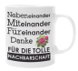 Preview: Kissen oder Tasse "Danke für die tolle Nachbarschaft...", Geschenk für Nachbarn, Nachbarin