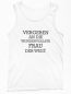 Preview: Funshirt T-Shirt Tanktop "Vergeben an die wundervollste Frau der Welt"
