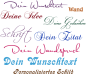 Preview: Wandtattoo mit dem Wunschtext