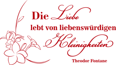 Preview: Wandtattoo Die Liebe lebt von...