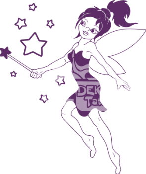 Preview: Wandtattoo Sternenfee