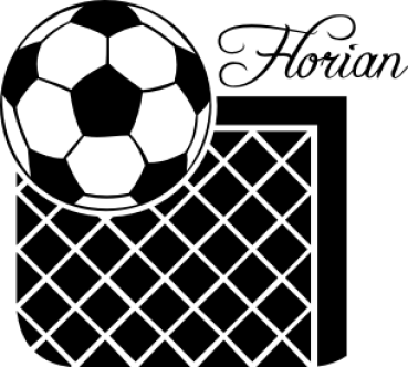 Preview: Wandtattoo Personalisiertes Schild für Jungen