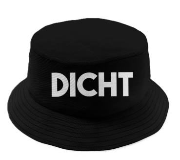 Preview: 2er Set Hüte, Party Hut, Bucket Hat, Fischer Hut, Hut bedruckt mit Spruch: HACKE DICHT