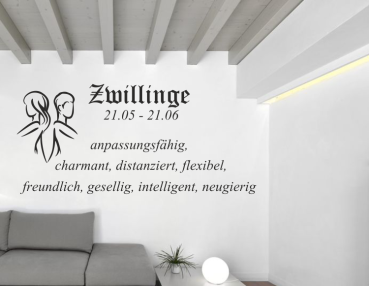 Wandtattoo "Sternzeichen"