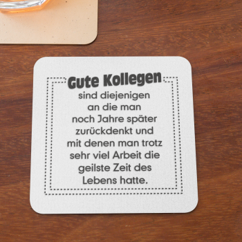 Preview: Schwarzweiße Tasse "Gute Kollegen" Geschenk für Arbeitskollegen, Bürotasse