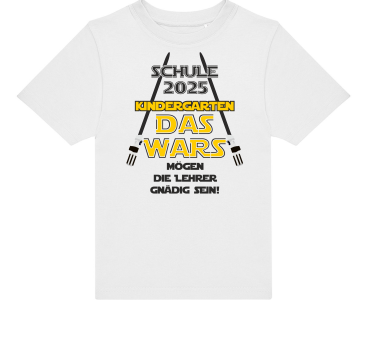 Kinder T-Shirt Modell: Schulkind 2025 Kindergarten DAS Wars - mögen die Lehrer...