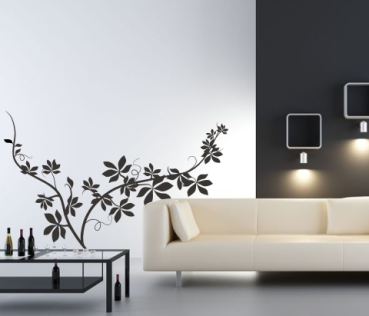 Wandtattoo Efeuzweig