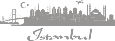 Preview: Wandtattoo Istanbul Skyline