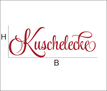 Preview: Wandspruch Kuschelecke