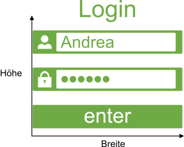 Preview: Wandtattoo Türtattoo Login (Wunschname)